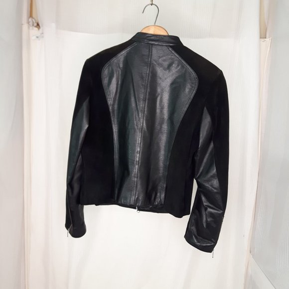 SOLD Danier Leather Suede Jacket Size Large - Picture 2 of 4